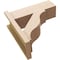 Ekena Millwork 7 1/2-in W x 20-in D x 20-in H Funston Block Rough Cedar Woodgrain TimberThane Outlooker, Primed Tan OUTUR075X20X20FST44RCPR - alternate 3